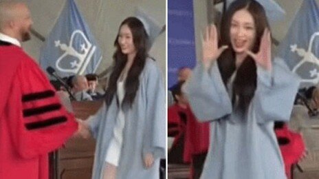 ‘신세계 장녀’ 애니, 美컬럼비아대 졸업…카메라 향해 깜짝 고백?
