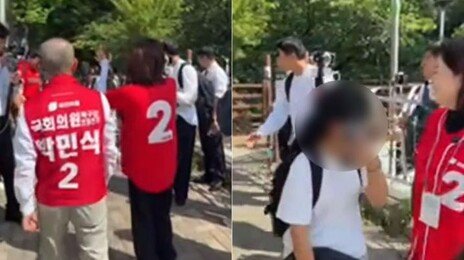 북갑서 또 ‘오빠’ 논란…김민전 “여기 잘생긴 오빠들 많아요”