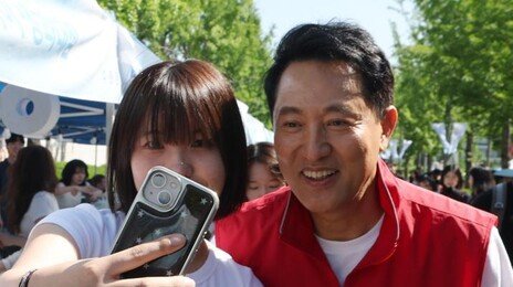 정원오 연트럴파크-오세훈 신촌 일대… 유세 재개하자마자 ‘청년속으로’