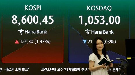 코스피, 장 초반 8600선 돌파 ‘역대 최고치’