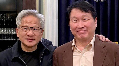 5일 방한 젠슨 황, 이번엔 ‘삼겹살 회동’…최태원-정의선 등 참석