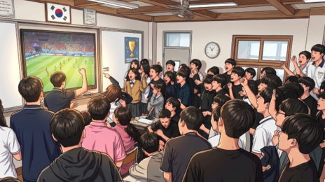 “월드컵 보여준 교사 색출마라” 학생 비판에…“시험 탓” 학교 해명