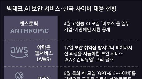 “SW 약점 찾아내 스스로 방어”… AI, 이젠 성능 넘어 ‘보안’ 경쟁