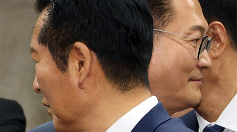 송영길 “세 후보 중 내가 1등”…우원식 “당 분열 보기 힘들어” 불출마