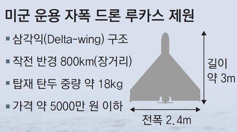 軍, 게임체인저 자폭드론 ‘K루카스’ 등 2만대 전력화 나선다
