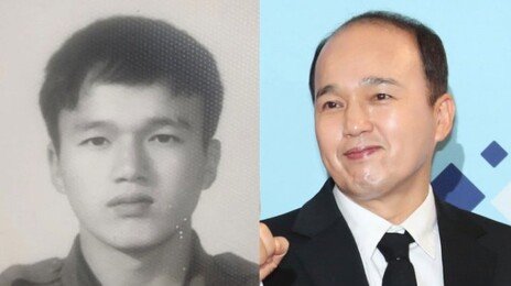 풍성한 머리숱…김광규, 40년전 군 복무 시절 사진 공개