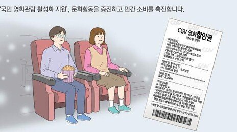 영화 6000원 2차 할인권 205만장 풀린다…8일부터 1인 2매씩 ‘자동 지급’