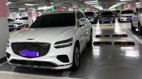 ‘문콕 안 하려고?’…홀로 두 칸 차지한 쇼핑몰 민폐 주차