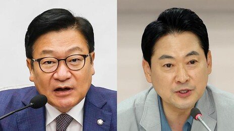 정점식 “국민정당”에 장동혁 “당원 중심”… 국힘 투톱, 黨 노선 두고 공개 이견 표출