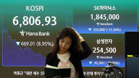 SK하닉 실적전망 하향-중동 긴장…코스피 2개월만 7000선 깨져