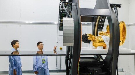 “3m 불상 내부도 거뜬히 촬영” 원통형 대형CT 도입