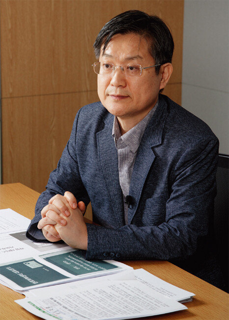 정구집 ‘대신증권 라임사기 피해자 대책위원회’ 공동대표. [조영철 기자]