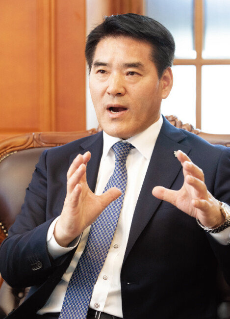 주진태 가정연합 부회장. [지호영 기자]