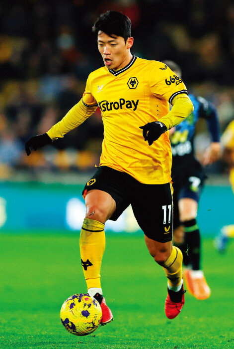 EPL 울버햄프턴 원더러스의 황희찬. [GETTYIMAGES]