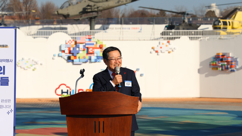 전쟁기념사업회, 어린이박물관에 ‘한반도의 영웅’ 4인 조형물 제막