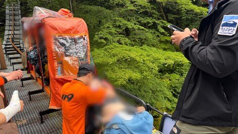 119와 시민의 ‘영상 통화’…한라산 심정지 등산객 살렸다