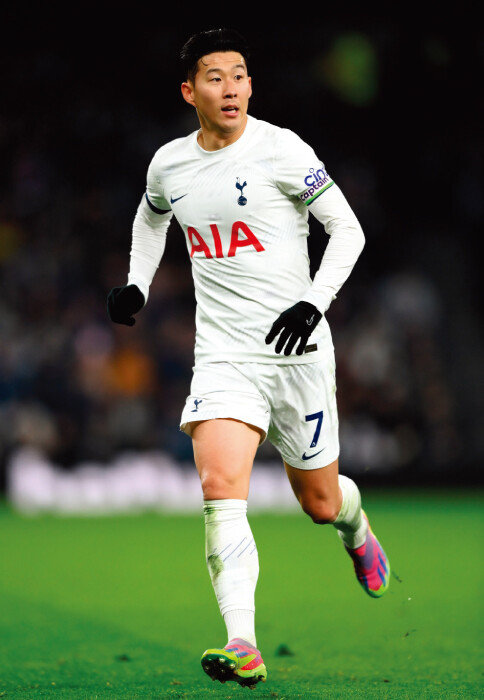 잉글랜드프리미어리그(EPL) 토트넘 홋스퍼의 손흥민. [GETTYIMAGES]