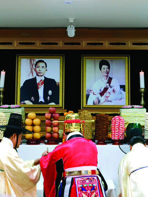 11월 14일 박정희 전 대통령 탄생 100돌 기념식이 경북 구미 생가에서 열렸다.[박해윤 기자]