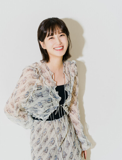 배우 박은빈이 활짝 웃고 있다. [나무액터스]