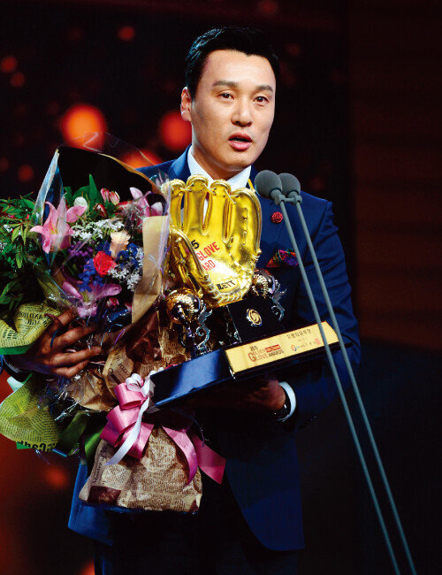 골든글러브 최다 수상자인 이승엽(전 삼성 라이온즈). 그는 데뷔 이후 10번이나 황금장갑의 주인공이 됐다. [스포츠동아]