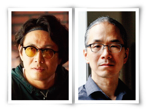영화 ‘극한직업’의 테드 창(오정세 분  ·  왼쪽)과 SF 소설가 테드 창. [사진 제공 · CJ 엔터테인먼트, Alan Berner]
