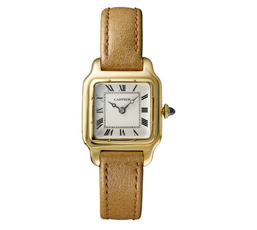 1912년에 제작된 산토스 뒤몽 워치. [Vincent Wulveryck, Collection Cartier ©Cartier]
