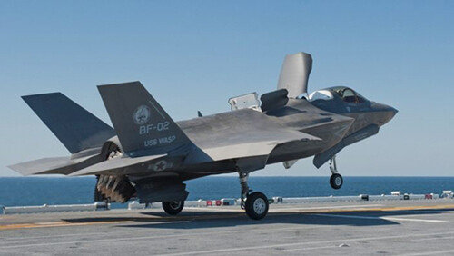 한국형 경항모에 탑재될 F-35B. [동아DB]