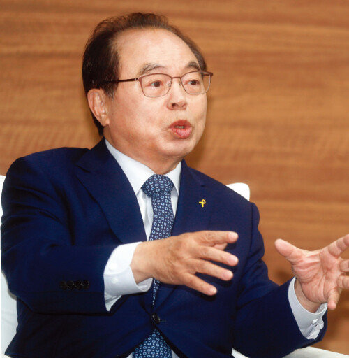 성추행 사건으로 사퇴한 
오거돈 전 부산시장.  [동아DB]