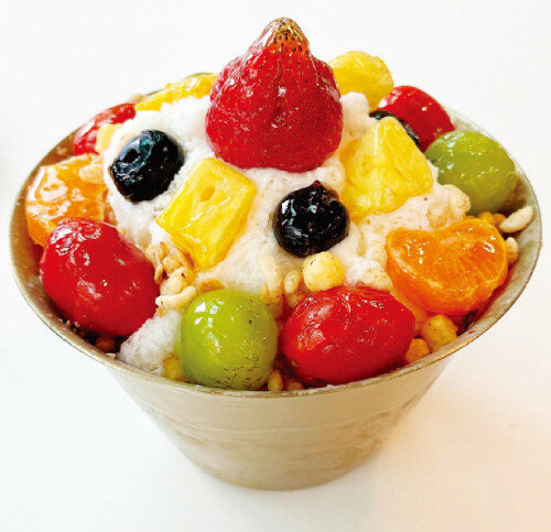 탕후루를 넣은 빙수 [탕후루카페 인스타그램 캡처]