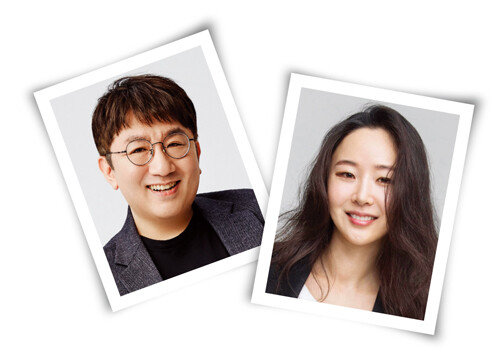 방시혁 하이브 의장(왼쪽). 민희진 어도어 대표. [하이브 제공]