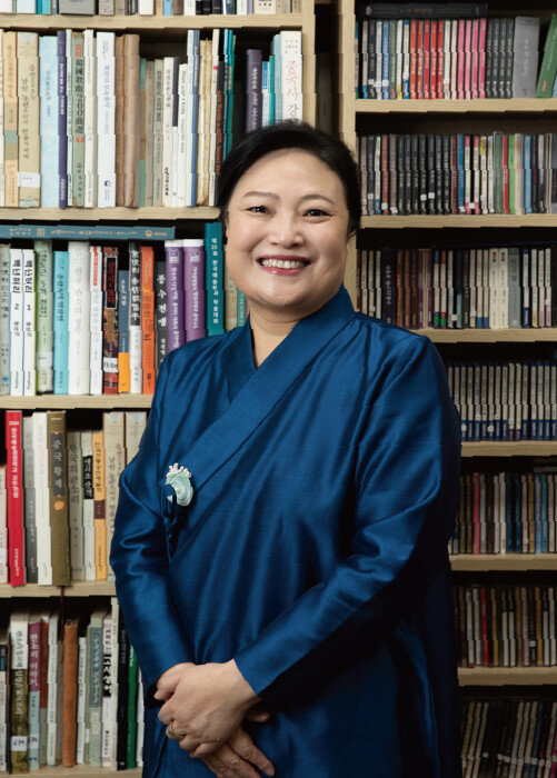 판소리 세계화를 일구고 있는 채수정 한국예술종합학교 교수. [이상윤 객원기자]