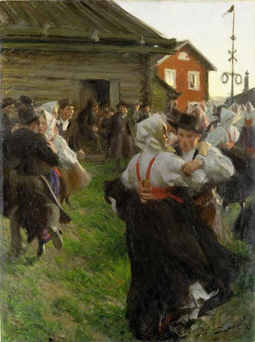 Anders Zorn, ‘Midsummer Dance’, 1897