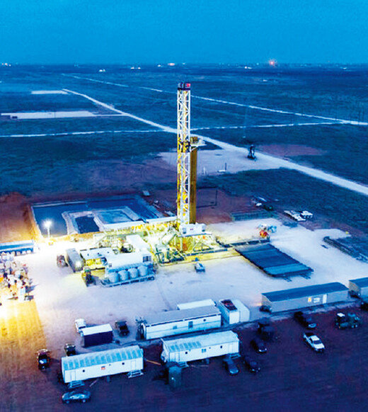 미국 석유회사 셰브론의 퍼미언 분지 셰일오일 유전.[사진 제공·셰브론사]