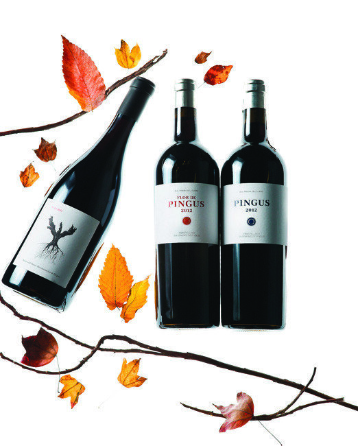 피터 시섹이 만든 와인들. 
왼쪽부터 피에스아이, 플로르 드 핑구스, 핑구스.[사진 제공 · 씨에스알와인(주)]