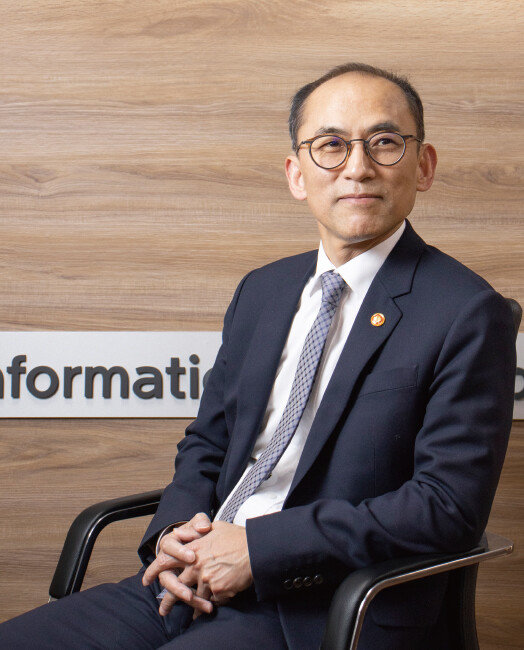 개인정보 보호, 데이터 경제, 인공지능 관련 최고의 법 이론가로 꼽히는 고학수 위원장. [조영철 기자]