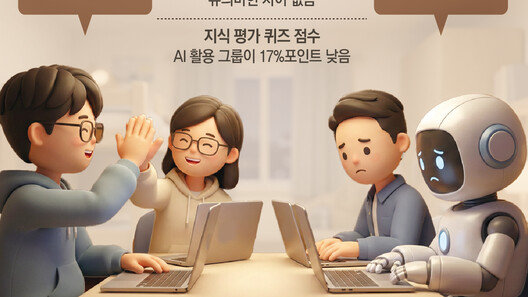 AI로 과제 했더니 성적 떨어졌다? ‘자판기’로 쓰면 학습능력 저하돼[박재혁의 데이터로 보는 세상]