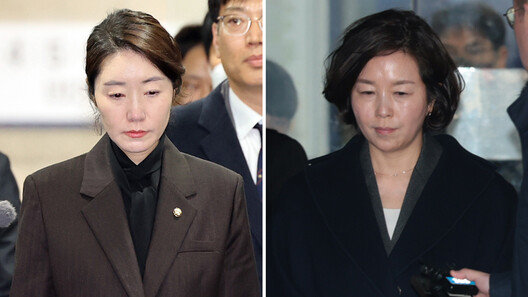 ‘1억 공천헌금’ 의혹 강선우-김경 나란히 구속영장 심사