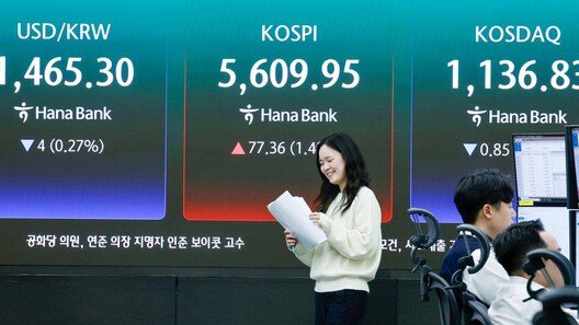 코스피, 빅테크 AI투자 확대 등 힘입어 이틀연속 강세