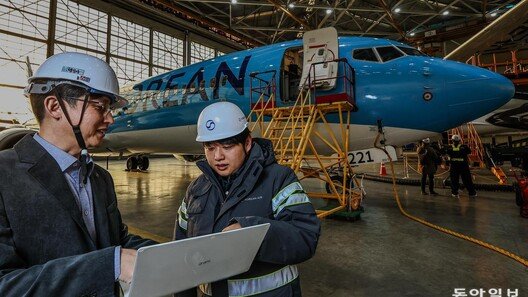AI로 무장한 대한항공 격납고, 비행기 고장을 ‘예언’한다