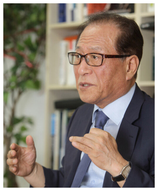 정세현 전 통일부 장관. 