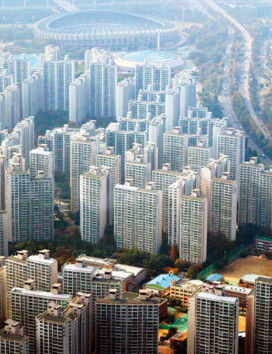 서울 송파구가 7~11월 5개월간 가장 높은 전세가 상승률을 보였다. [뉴스1]