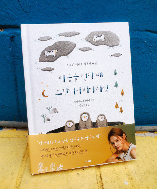 안현모 씨가 북유럽 4개국에서 일상적으로 사용하는 관용구를 담은 책 ‘마음을 전할 땐 스칸디나비아처럼’을 번역했다. [사진 제공 · 안현모]
