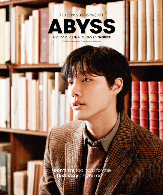WOODZ가 싱글 ‘심연(ABYSS)’를 발표했다. [EDAM엔터테인먼트 제공]