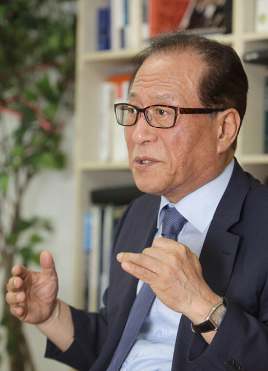 정세현 전 통일부 장관. [박해윤기자]