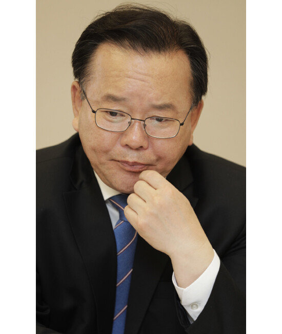 김부겸 행정안전부 장관은 솔직담백하게 여러 현안에 대해 이야기했다. [박해윤 기자]