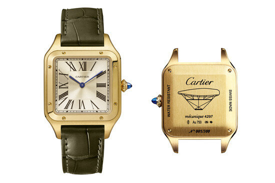 인그레이빙 산토스 뒤몽 워치. [© Cartier / Laziz Hamani © Cartier]
