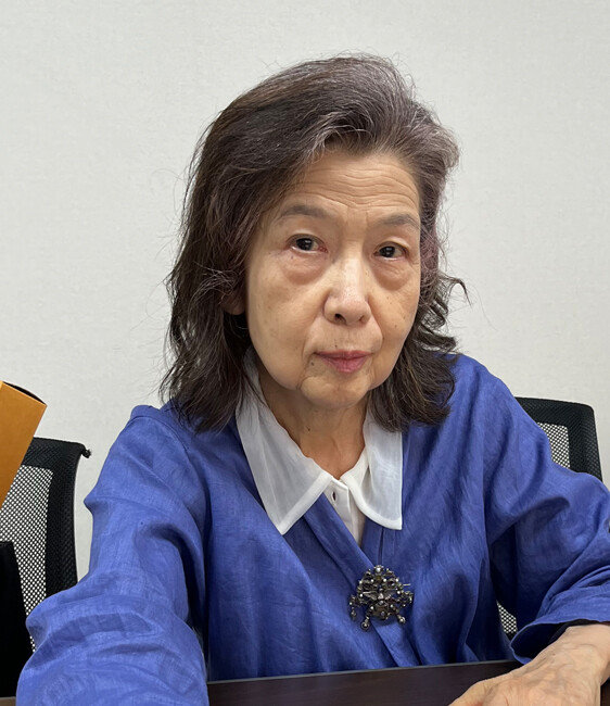 1970년대 김지하 시집을 일본에서 출판하고 국제사회에 구명운동을 펼쳤던 전 ‘중앙공론’ 편집자 미야타 마리에 씨. [허문명 기자]