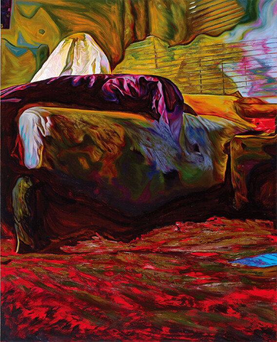 Seance 5.3, oil on canvas, 160 x 132cm, 2023. [지호영 기자]