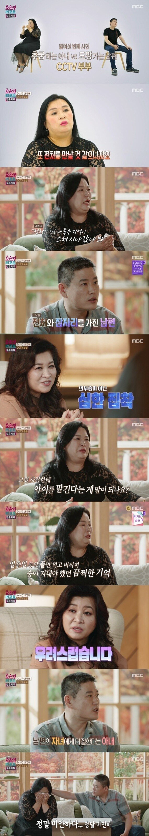 ‘Marriage Hell’ camera duo in crisis with ex-wife … Oh Eun-young, “I’m not proud”