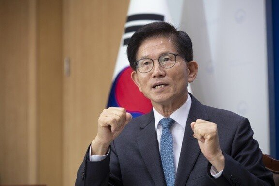 21대 대통령선거 출마를 선언한 김문수 전 고용노동부 장관. 지호영 기자